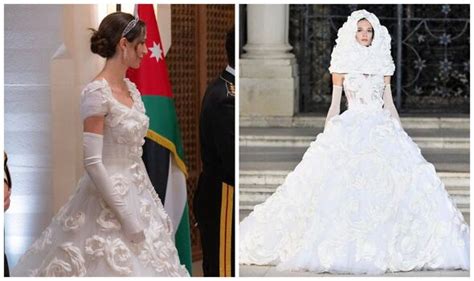 rajwa dolce gabbana|Rajwa's second wedding dress by Dolce and Gabbana leaves .